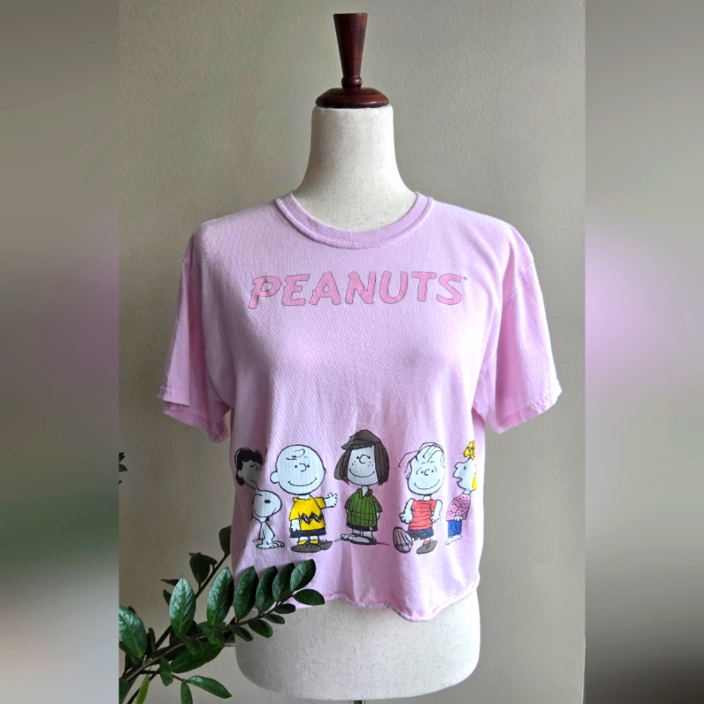 Peanuts Pink Crop Top - Medium
